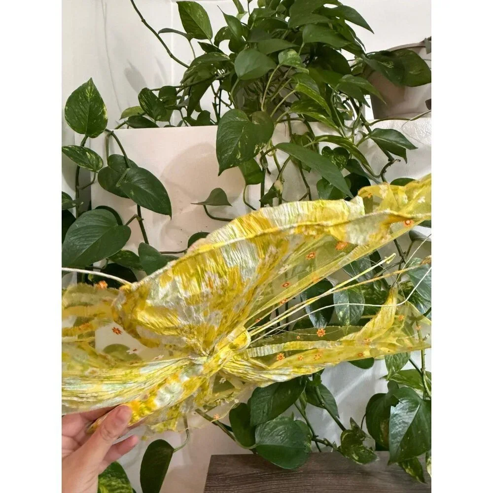 Yellow butterfly made home decor